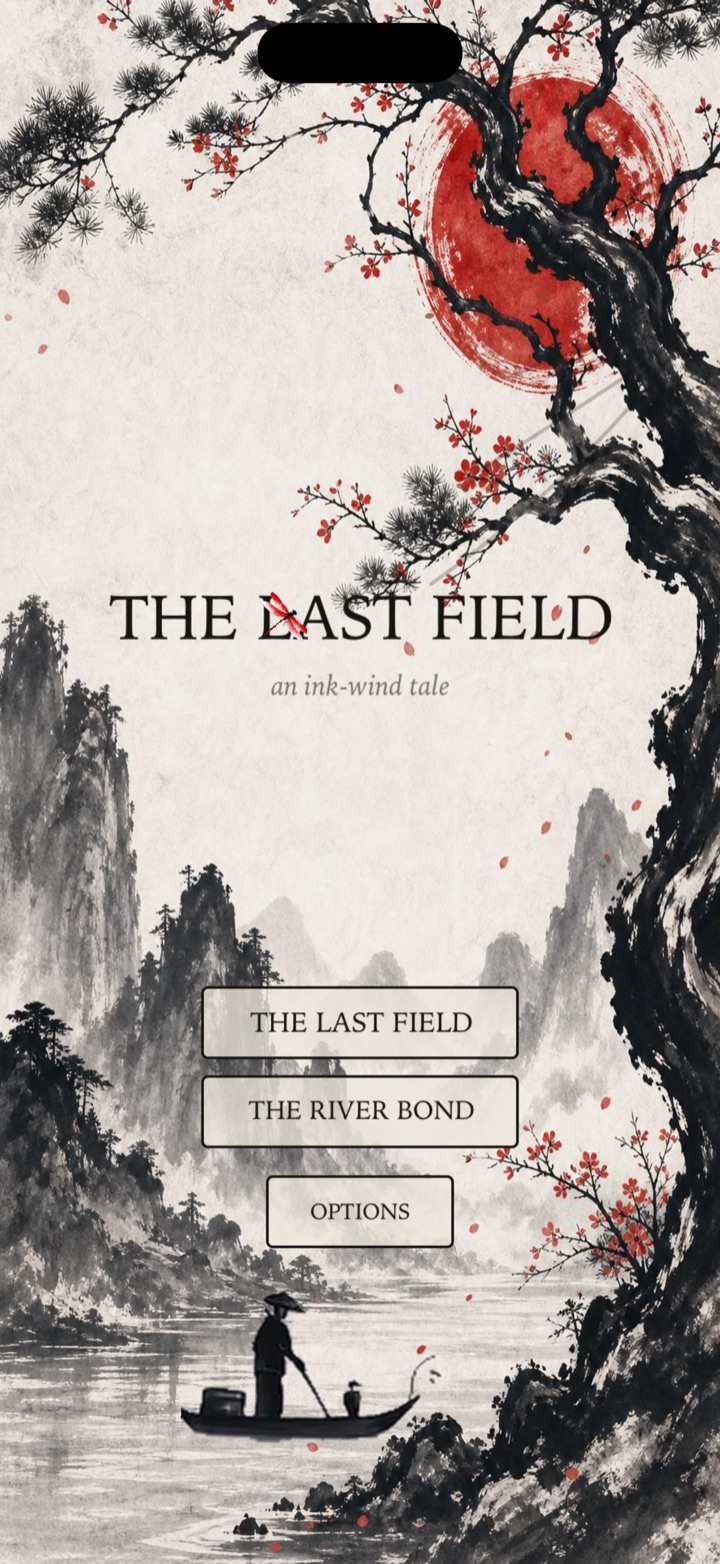 The Last Field title screen